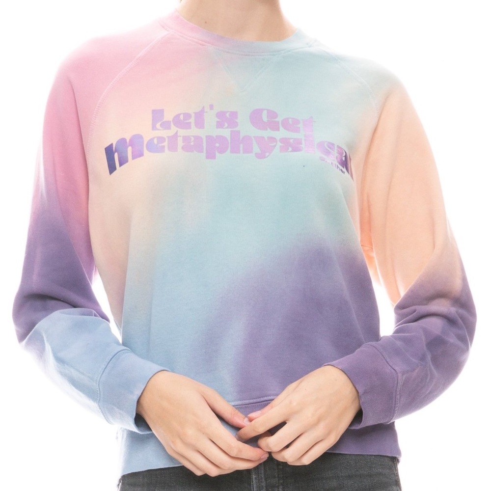 MOTHER Denim The Champ Crop Sweatshirt
